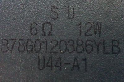 KIT DE BOCINAS PARA TV INSIGNIA (2 PZ ) / NUMERO DE PARTE 378G0120386YLB / 378G0120386YRB / 6Ω  / 12W / PANEL TPT550U1-QVN056.U REV:S57B1BC / MODELO NS-565F301NA22 - Imagen 3